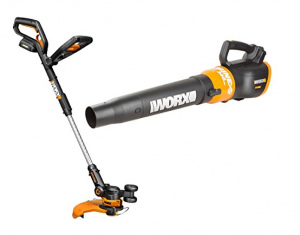 WORX WO7022 20-Volt GT 2.0 Trimmer and Turbine Blower Combo