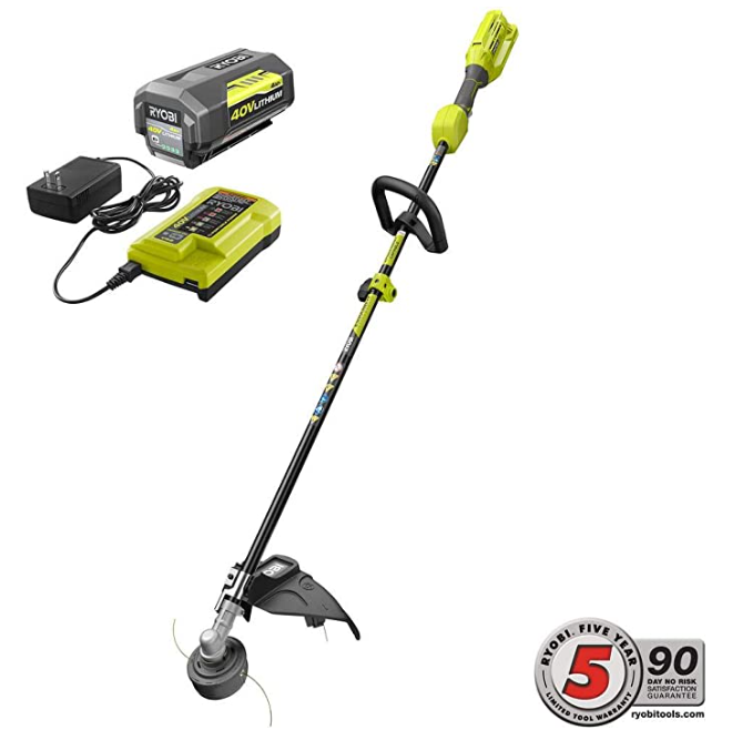 RYOBI 40-Volt Lithium-Ion Cordless Attachment Capable String Trimmer